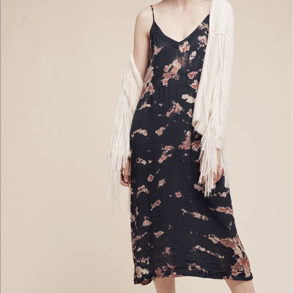 Anthropologie Lacausa Tie Dyed Slip Dress Sz XS
